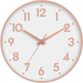 Mosewa Wall Clock 10 Inch, Battery Operated Silent Non-Ticking Modern Analog by MOSEWAWALLCLOCK
