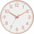 Mosewa Wall Clock 12 Inch, Battery Operated Silent Non-Ticking Modern Analog by MOSEWAWALLCLOCK
