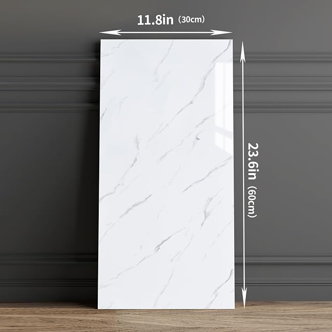 Haimin Wall Panels Peel and Stick 10 Pieces 23.6x11.8in Lightweight Backsplash - Image 2