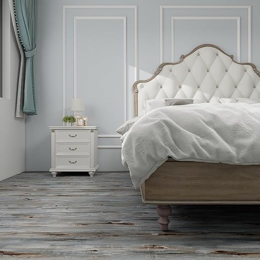 Wood Grain Peel and Stick Floor Tiles – 11.8” Width, Full Roll Length of 394" – - Image 3