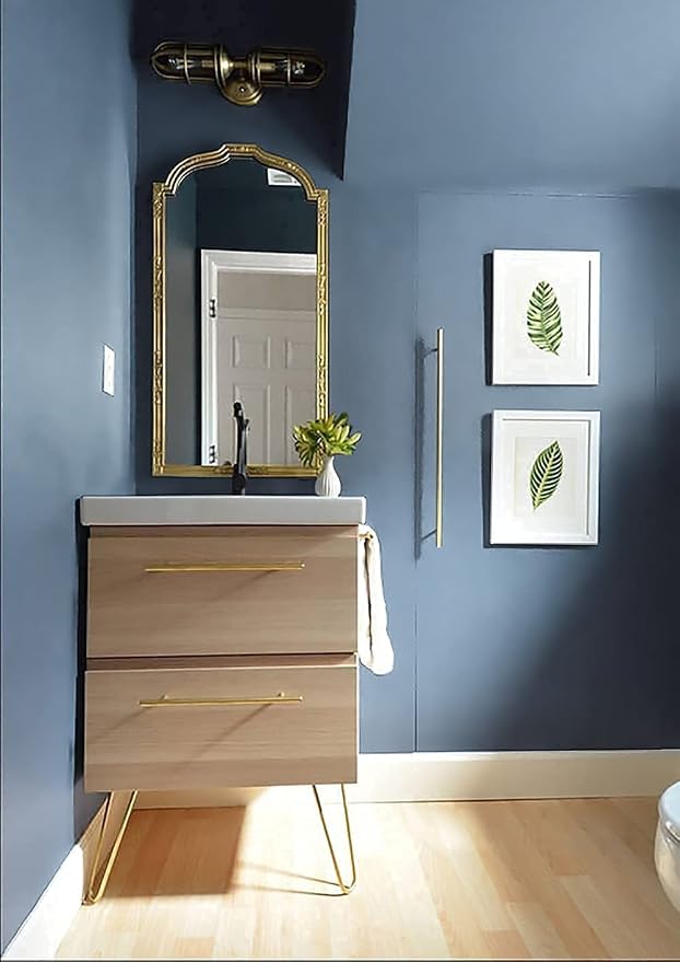 Dimoon 236''x17.7'' Blue Peel and Stick Wallpaper Contact Paper Modern Self - Image 3