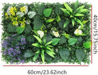 Artificial Mixed Botanical Plant Wall Panel, 24x16 in UV-Protected Faux - Image 8