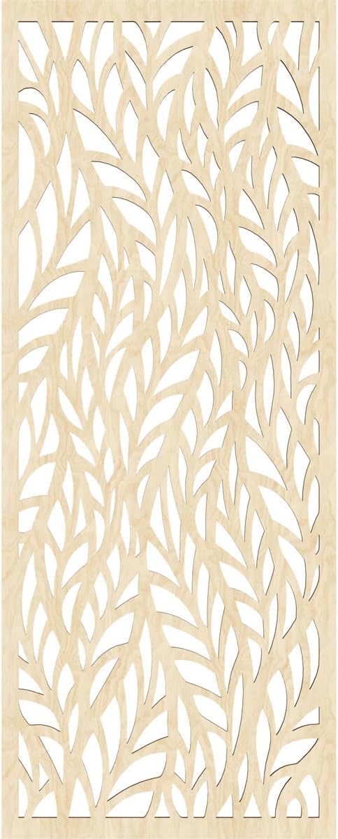 21 3/8"W x 54 3/8"H x 3/8"T Ortonville Decorative Fretwork Wood Wall Panels - Image 4