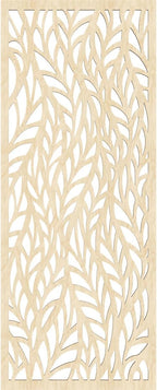 21 3/8"W x 54 3/8"H x 3/8"T Ortonville Decorative Fretwork Wood Wall Panels - Image 4