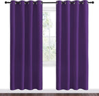 NICETOWN Purple Blackout Curtains 78 inches Long, Niose Reducing and Thermal - Image 2