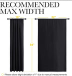 NICETOWN Black Out Window Curtains - Image 7
