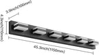 SOLFART 5 Color Temperature Adjustable Modern Vanity Light6 Lights Black - Image 5