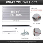 Slatwall Panel Garage Slat Wall Storage Systems, PVC Slat Wall Paneling Garage - Image 3