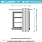 RYB HOME Short Bedroom Blackout Curtains - Image 8