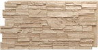 EverStone Cascade Faux Stone Panel, 48 5/8"W x 24 3/4"H x 1 1/4"D, Ocean Floor by EkenaMillwork