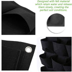 Hanging Planting Grow Bags, 49 Pockets Hanging Vertical Wall Planter Wall - Image 3