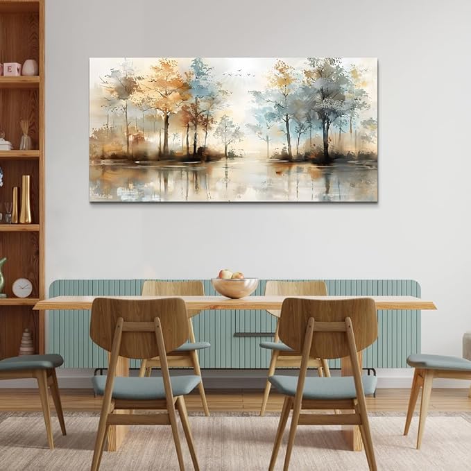 Lapremoly Boho Wall Decor For Living Room Framed Wall Art for Bedroom Abstract - Image 3