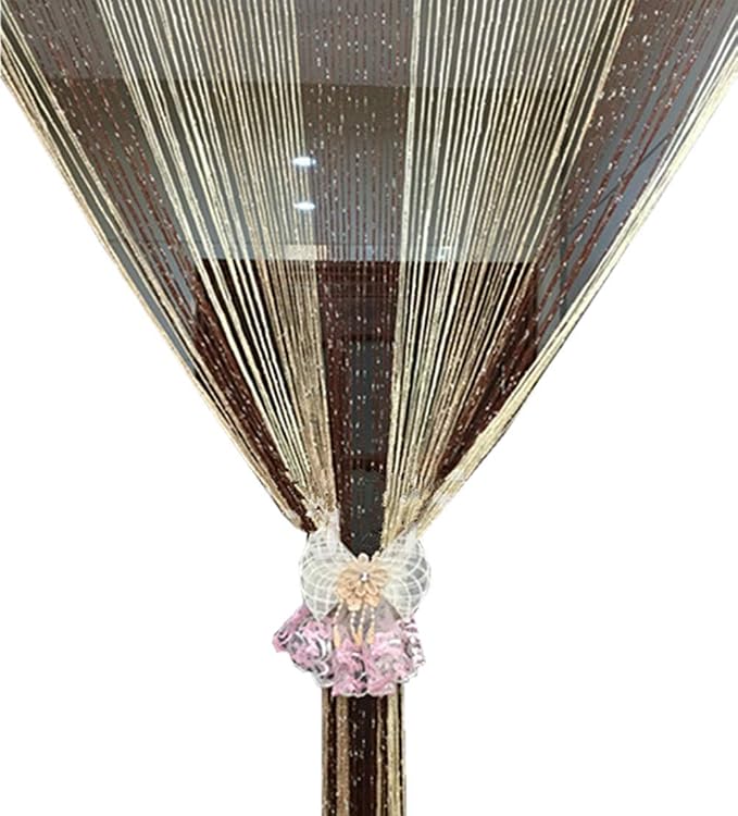 ave split Decorative Door String Curtain Wall Panel Fringe Window Room Blind - Image 2