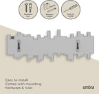 Umbra Sticks Wall-Mounted Coat Rack Rail Hook - Image 6