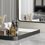 40X30 Inch Black Bathroom Mirror - Image 3