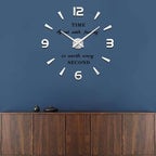 VANGOLD Large 3D Wall Clock DIY Wall Decoration Clock - Image 7
