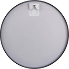 Itrue 30 Inch Round Wall Mirror, Brushed Black Metal Frame Circle Bathroom - Image 4