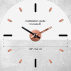 Presentime & Co Large Frameless DIY Wall Clock - Image 5
