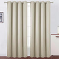 LEMOMO Blackout Curtains 52 x 90 Inch Long Light Beige Curtains Set of 2 Panels by Lemomo