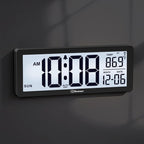 Soobest 8.5" Atomic Digital Wall Clock, Never Needs Setting, Auto Time Sync by Soobest