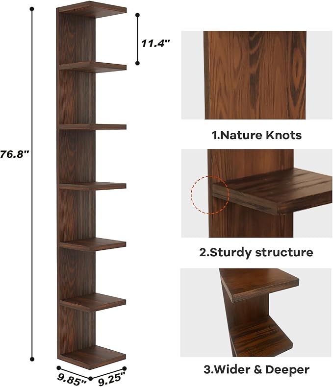 LitaEther Lack Wall Shelf, Display Floating Shelf - Image 3