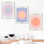 NCYEL 3 Colorful Abstract Posters Room Aesthetic Reiki Gradient Spiritual - Image 2