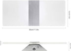 ChangM Modern Wall Sconce 12W, Acrylic Material Hardwired Wall Mounted Wall - Image 5