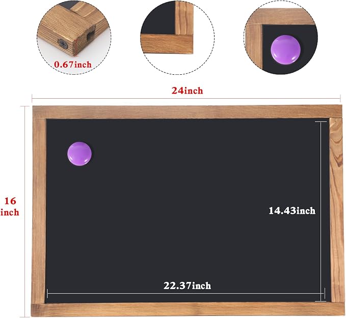Magnetic Chalkboard Large Chalkboard - Image 2