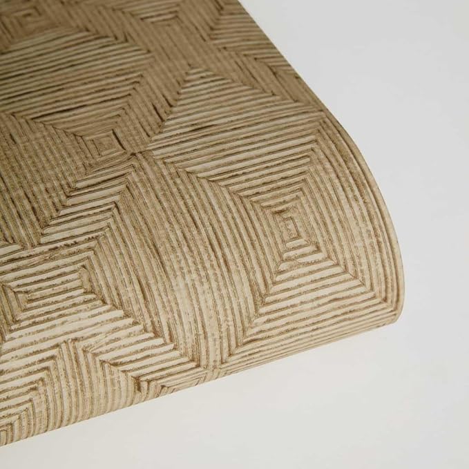 Tempaper x Jeremiah Brent Textured Hoffmann Faux Sisal Removable Peel and Stick - Image 5
