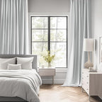 MIULEE Back Tab Light Blocking Curtains 84 Inch Length 2 Panels Set - Image 2