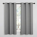 NICETOWN Silver Grey Thermal Insulated Grommet Blackout Curtains, Kids Window by NICETOWN