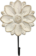 dwellington Decorative Boho Flower Towel Hooks, Farmhouse Boho Coat Rack Hooks by dwellington