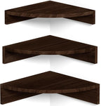 Alsonerbay Corner Shelf Wall Mount, Rustic Wood Shelves by Alsonerbay