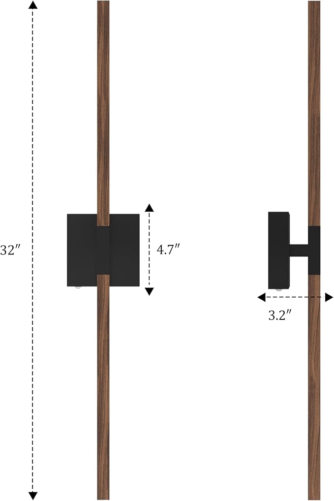 Rayogale 32 Inch Rechargeable Battery Operated Wall Sconce Set 2, 8000mAh - Image 6