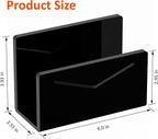 FUCDTEFC Acrylic Mail Holder, Vertical Envelope Mail Holder - Image 2