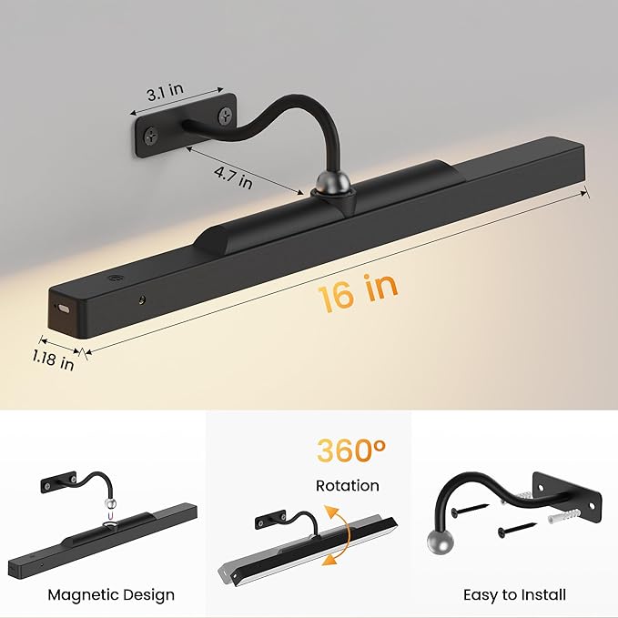 Dimmable Cordless Picture Light - Image 6