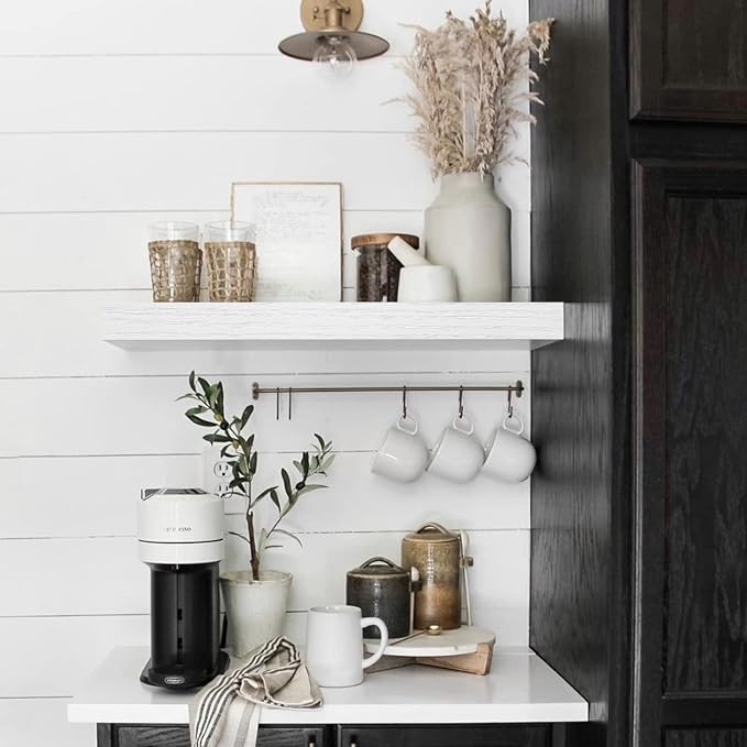 QEEIG Floating Shelves for Wall Bathroom Shelf Bedroom Kitchen Living Room - Image 5