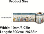 Rustic Country Mason Jar Wallpaper Border 196x4 Inch Peel and Stick Wall Border - Image 4