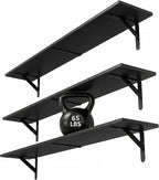 WOPITUES Floating Shelves for Wall 32″W x 8″D, Long Wall Mounted Shelves Set of by WOPITUESOfficial