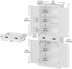 IRONCK Kitchen Pantry Storage Cabinet 72.6" H x 24" W, - Image 3