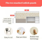 Cubicle Wallpaper for Fabric Walls Removable-Gold and White Geometric Wallpaper - Image 8