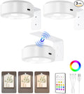 EZVALO Picture Lights for Wall, 2000mAh Rechargeable Battery Magnetic Poster by EZVALO