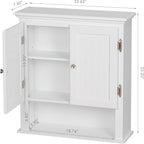 UTEX Bathroom Wall Cabinet, Bathroom Medicine Cabinet - Image 3