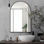 Arched Wall Mirror, Living Room, Hang Vertical or Horizontal by ZMYCZ