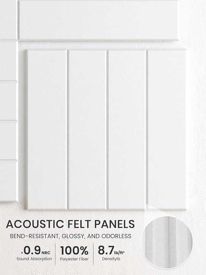 Bumusty Large Cork Board Alternative-36 x 24" Felt Bulletin Board Tiles - Image 3