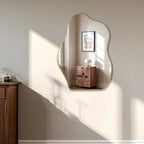 BOMINICA Irregular Wall Mirror Asymmetrical Mirror, Decorative Wall Mirror - Image 8