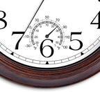 KECYET 10 Inch Outdoor Wall Clock - Image 7