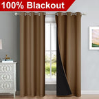 NICETOWN Full Shade Curtain Panels, Pair of Thermal Insulated & Energy - Image 2