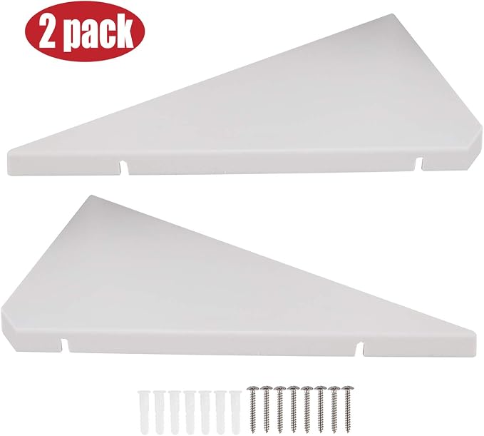 evron Corner Mounting Shelf Set of 2 – Easy to Install Floating Wall Shelves - Image 4