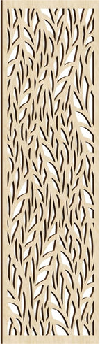 19 3/8"W x 49 3/8"H x 1/4"T Ortonville Decorative Fretwork Wood Wall Panels by EkenaMillwork
